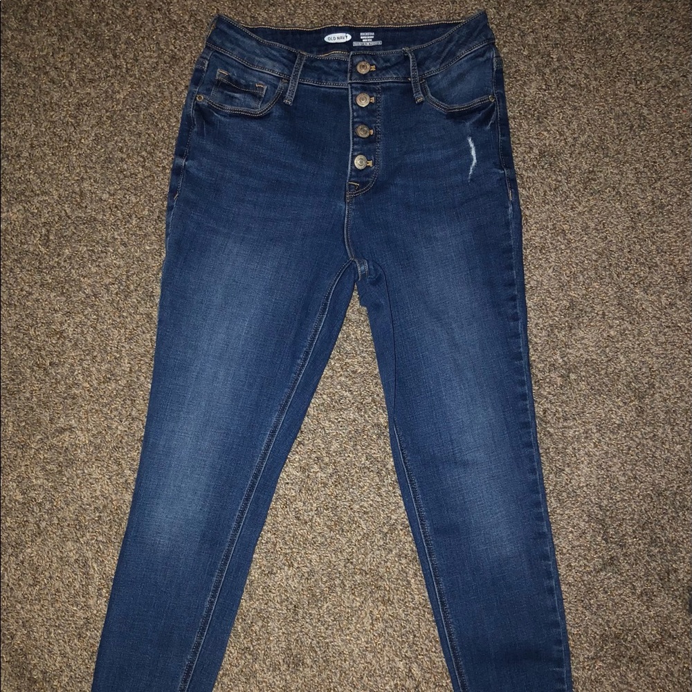 Old Navy super skinny high rise jeans sz 6